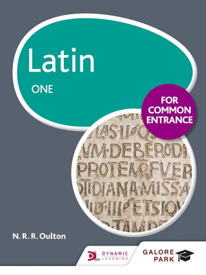 cover image of Latin for Common Entrance One